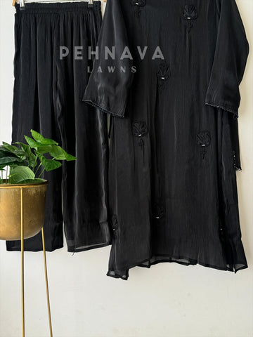 Shimmer A-line 3 peice Suit-3617 - Pehnava Lawns