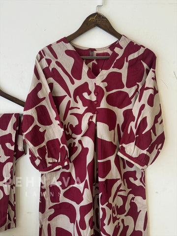 Printed Co-Ord Set-18707 - Pehnava Lawns