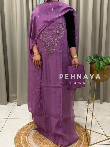 Handworked Unstitched Suit-2291