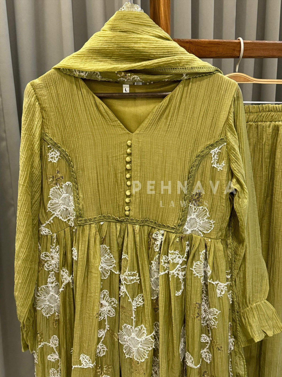 Petal Lace Work Ensemble