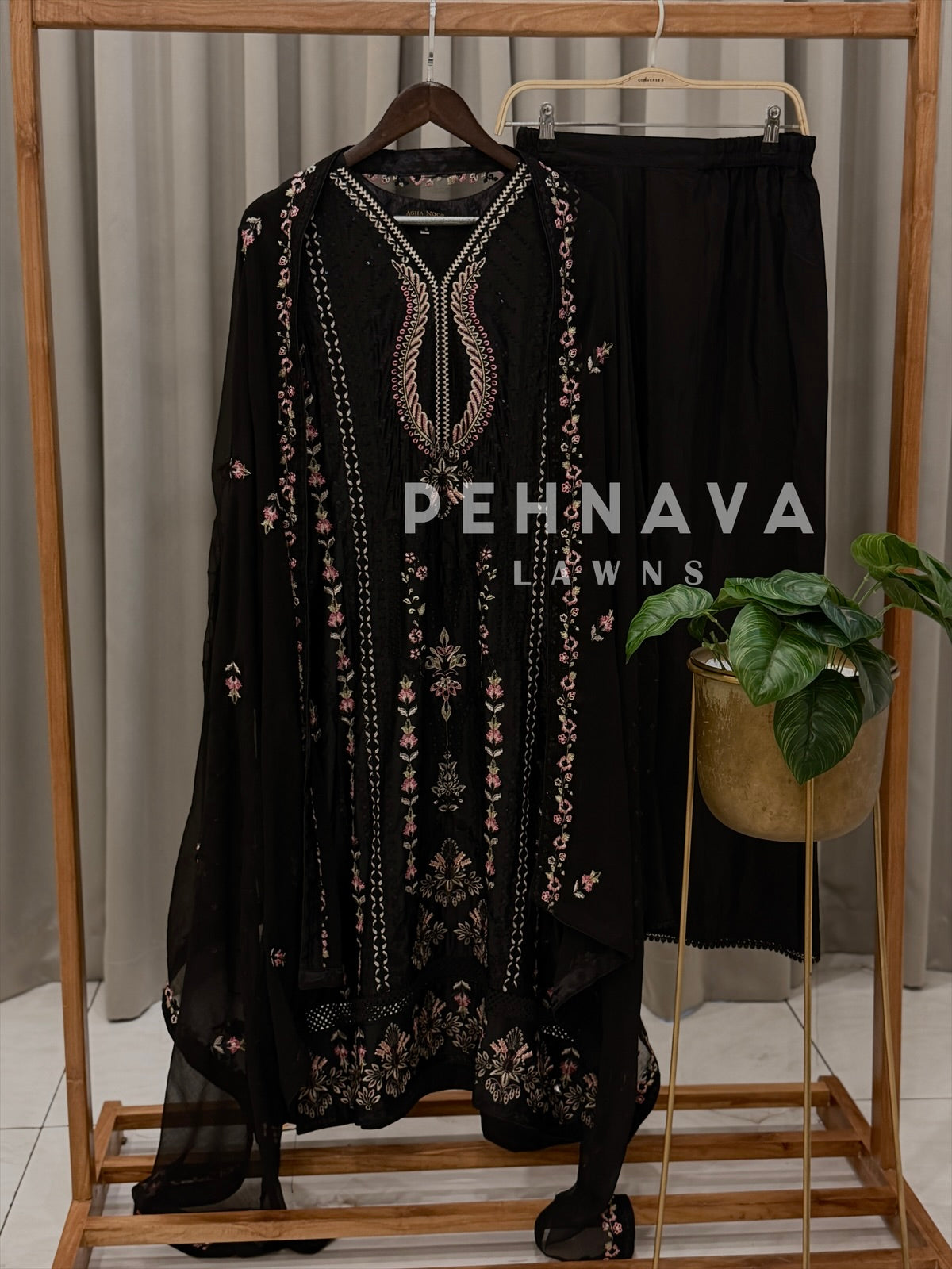Imported Silk Embroidered Attire