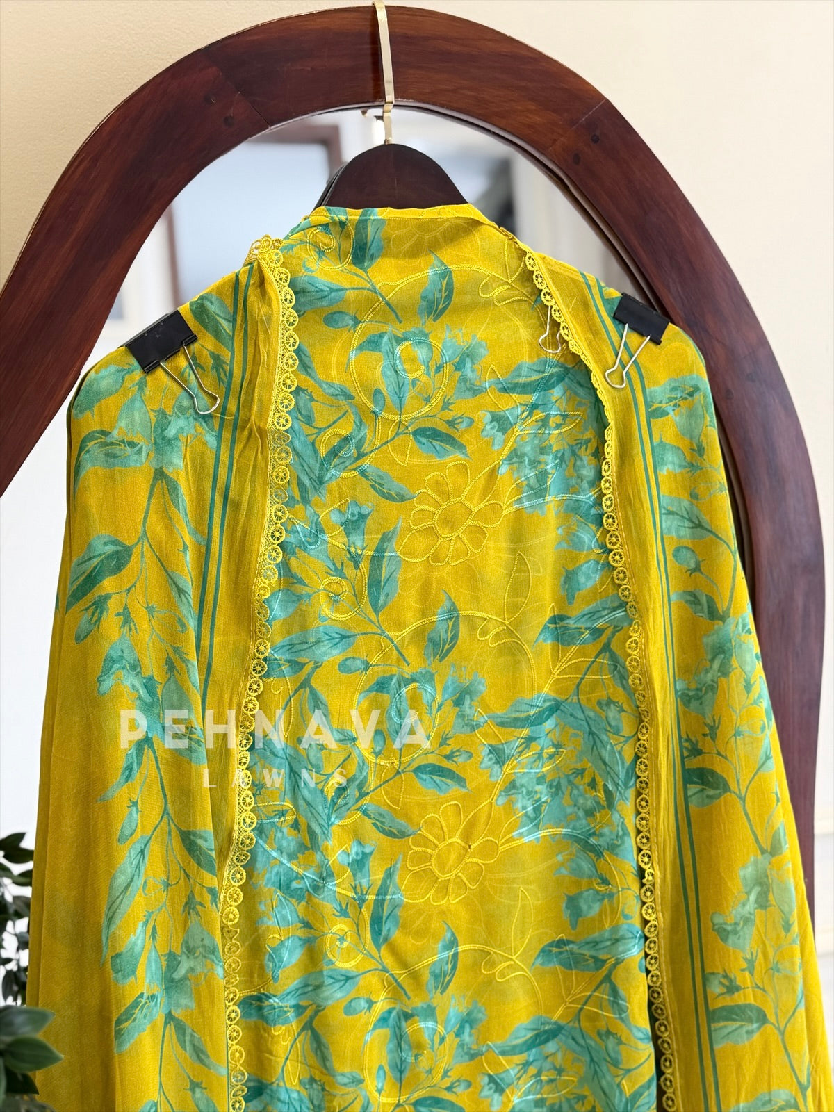 Floral Embroidered Unstitched Suit-2