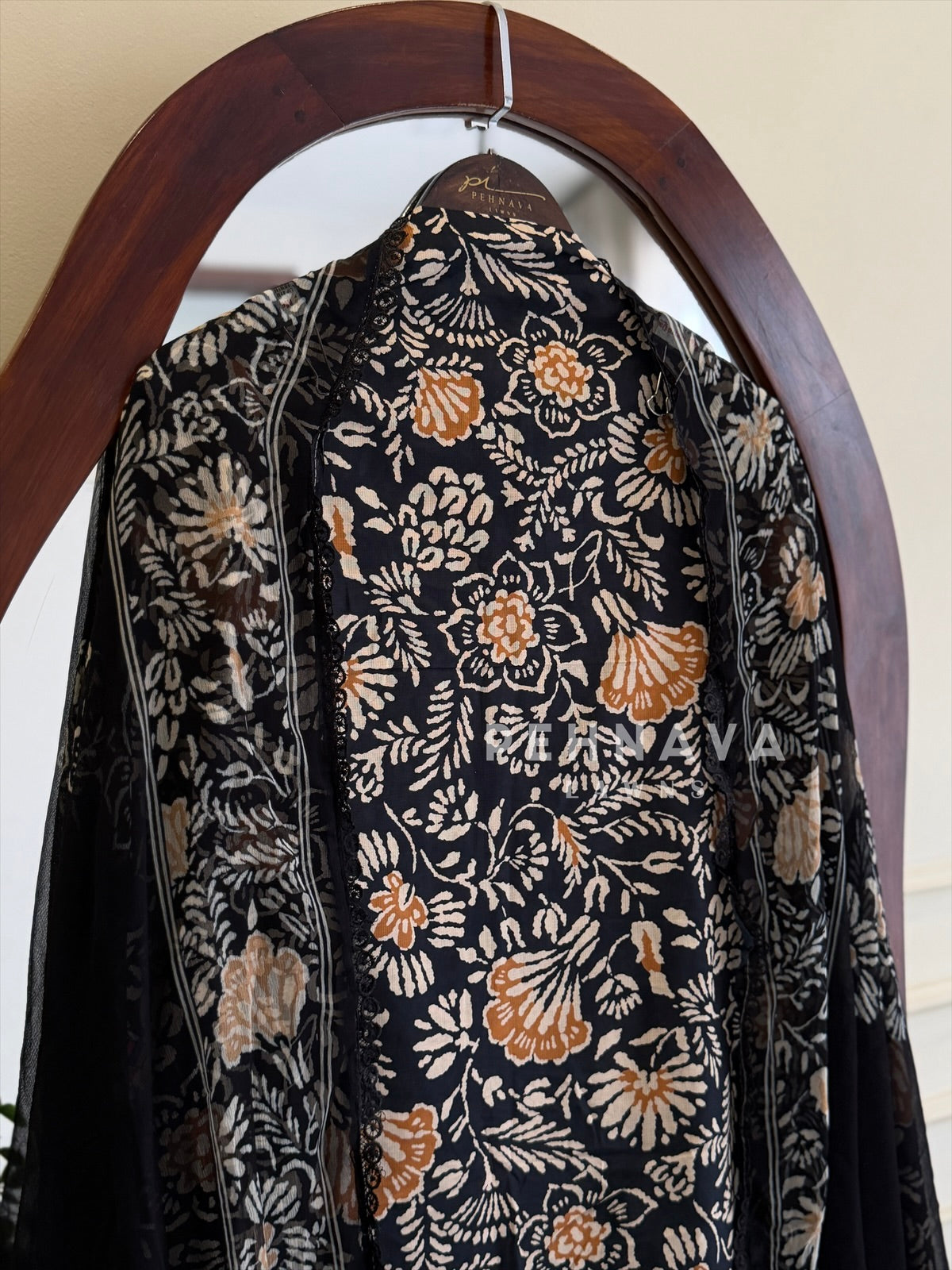 Floral Printed Unstitched Suit
