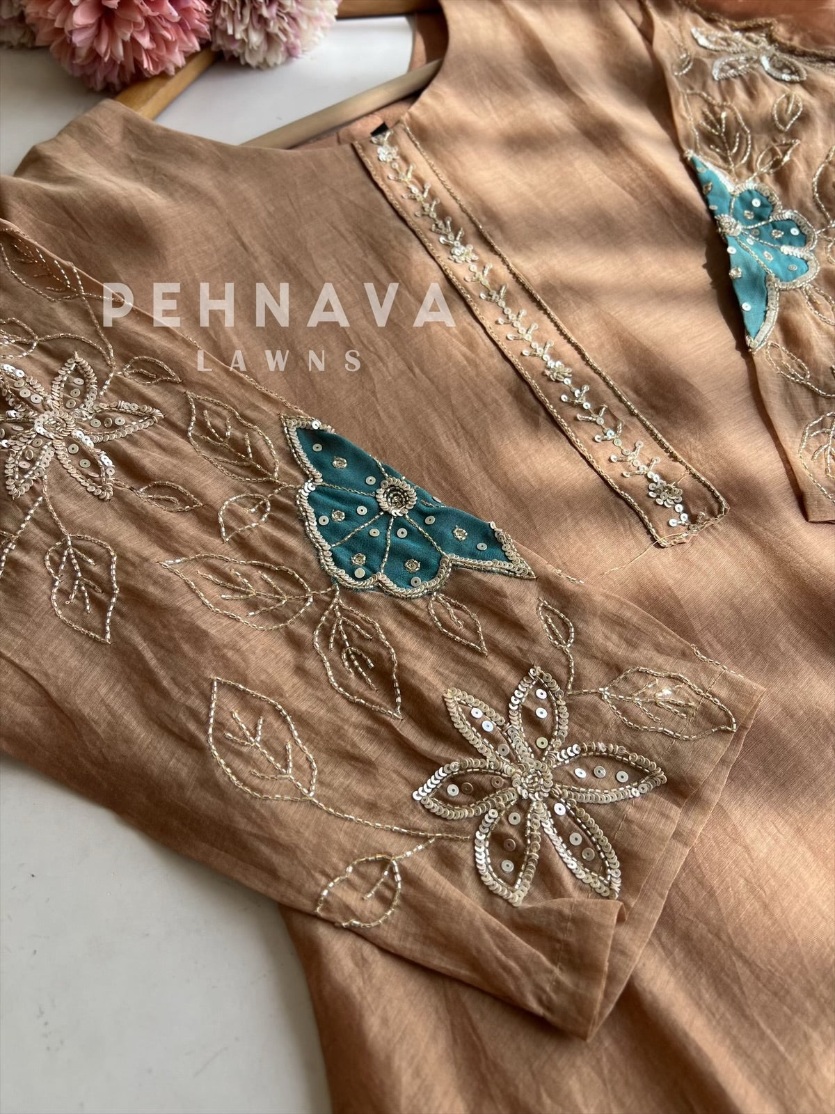 Premium Handworked Ethnic Suit Set-Color Options - Pehnava Lawns