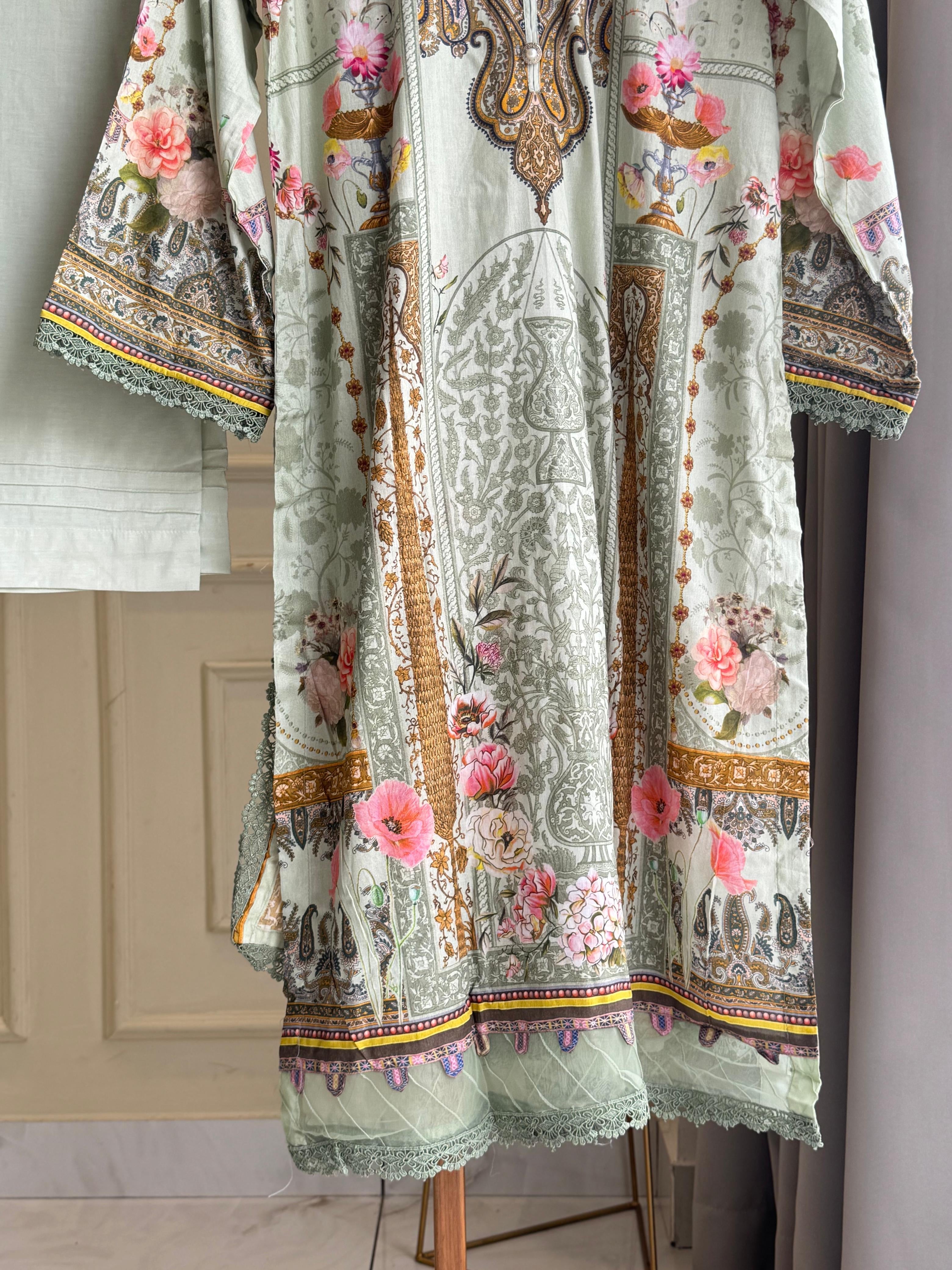 Jade Casual Fit Lawn Suit- 3452