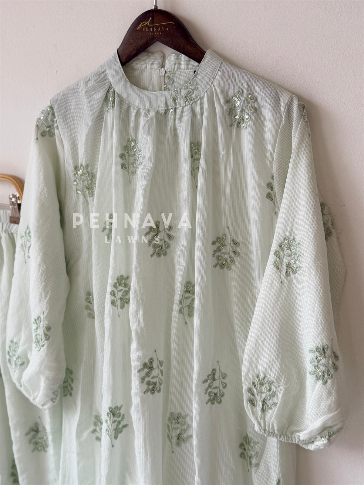 Floral Embroidered Co-ord Set-