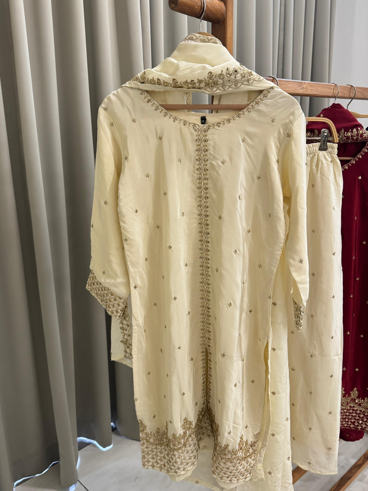 Premium Crepe suit with Handwork detailings