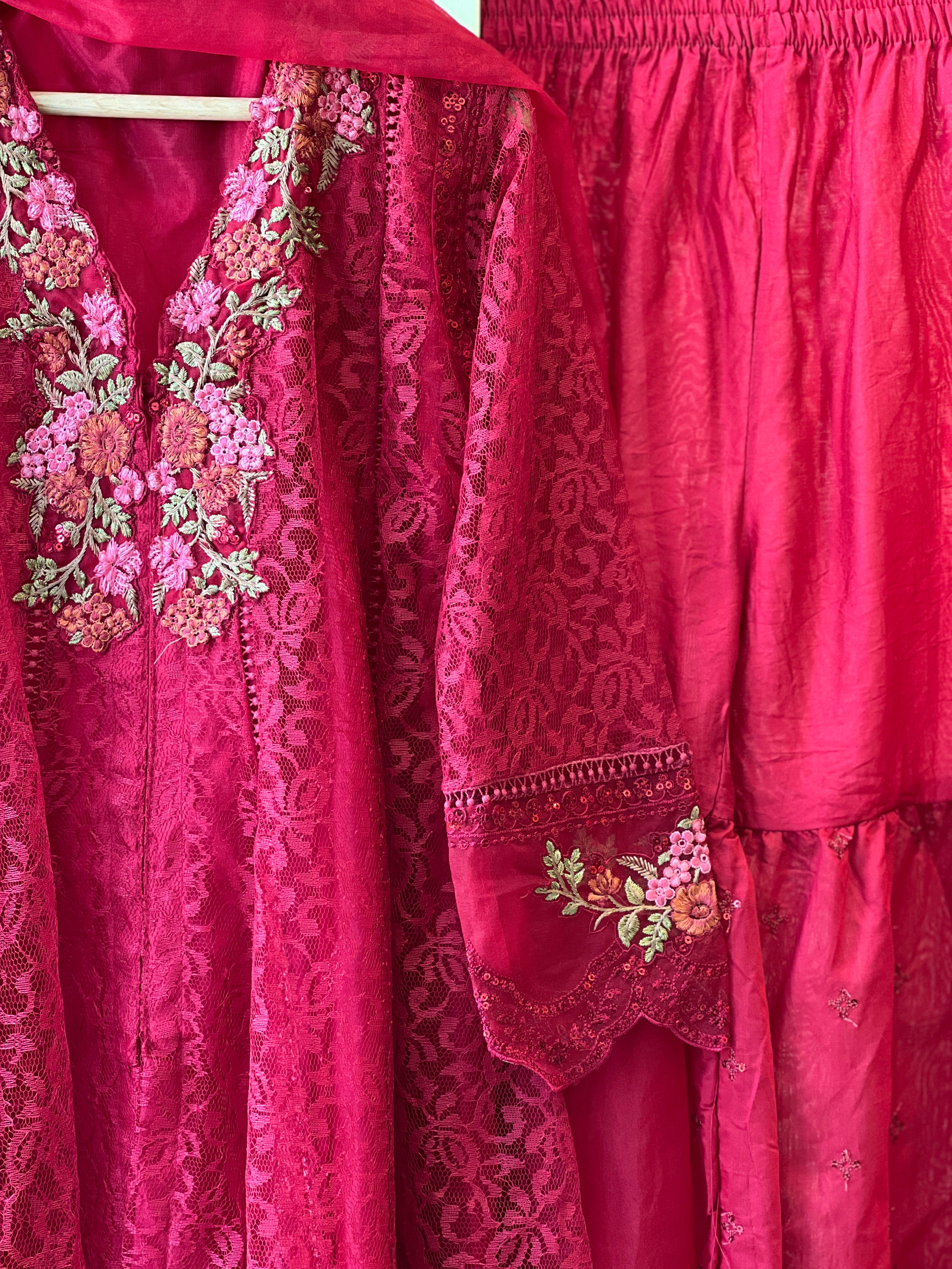 Kids party wear -ready to wear MKS-EA25-45 - Pehnava Lawns