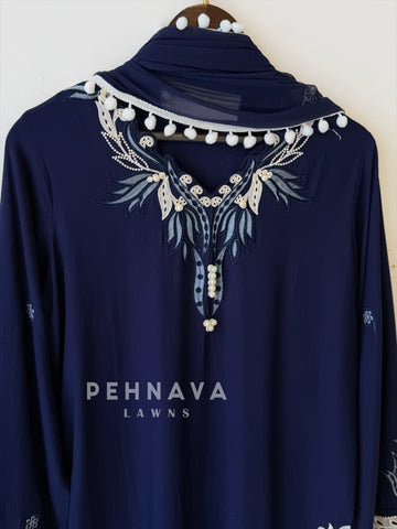 Floral Embroidered Farshi Salwar 401