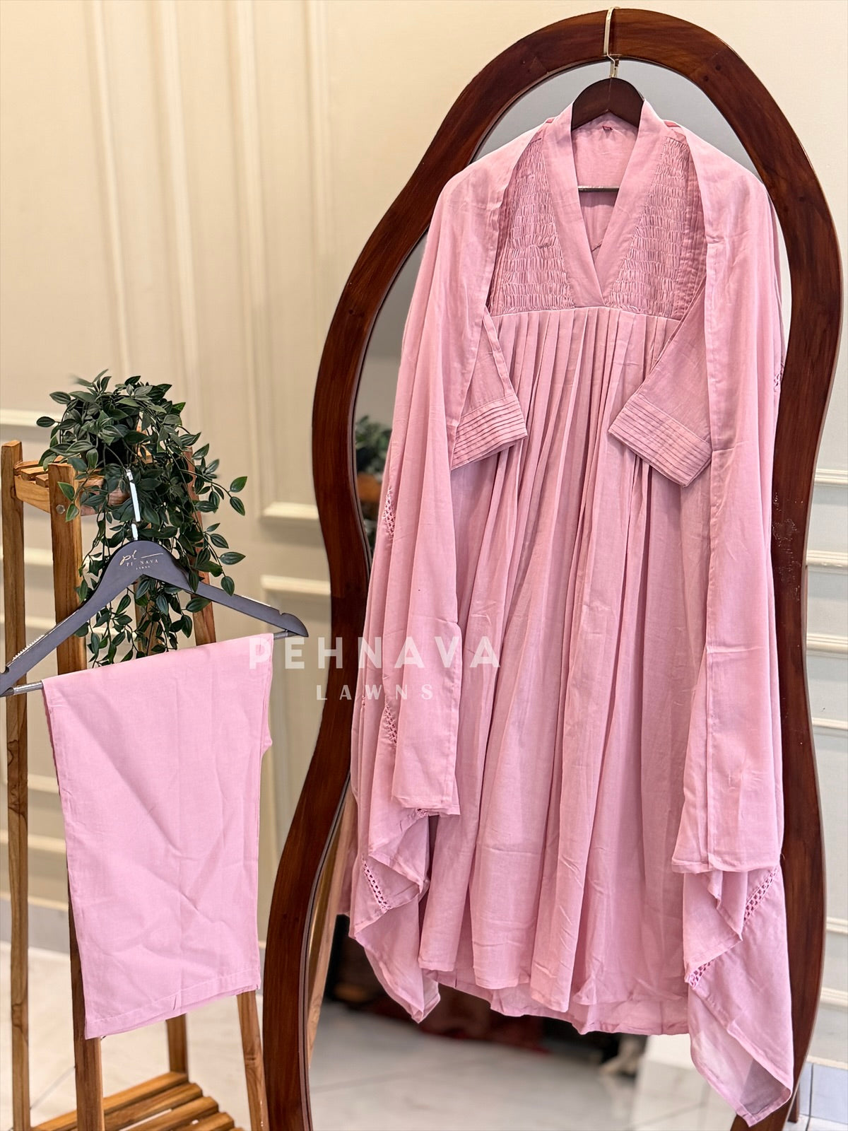 Mulcotton Pleated Ensemble-13167