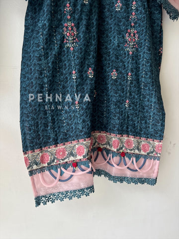 Embroidered Casual Ready To Wear Suit-21007-8