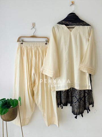 Farshi Shalwar Set with Printed Dupatta B269