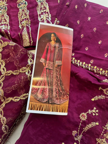 Afrozeh Premium Luxe Unstitched Suit-4