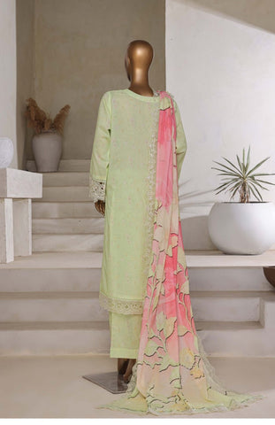 Signature Lawn Suit Featuring Lace Detailings-8