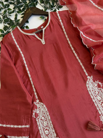 Three Piece Ethnic Suit Set