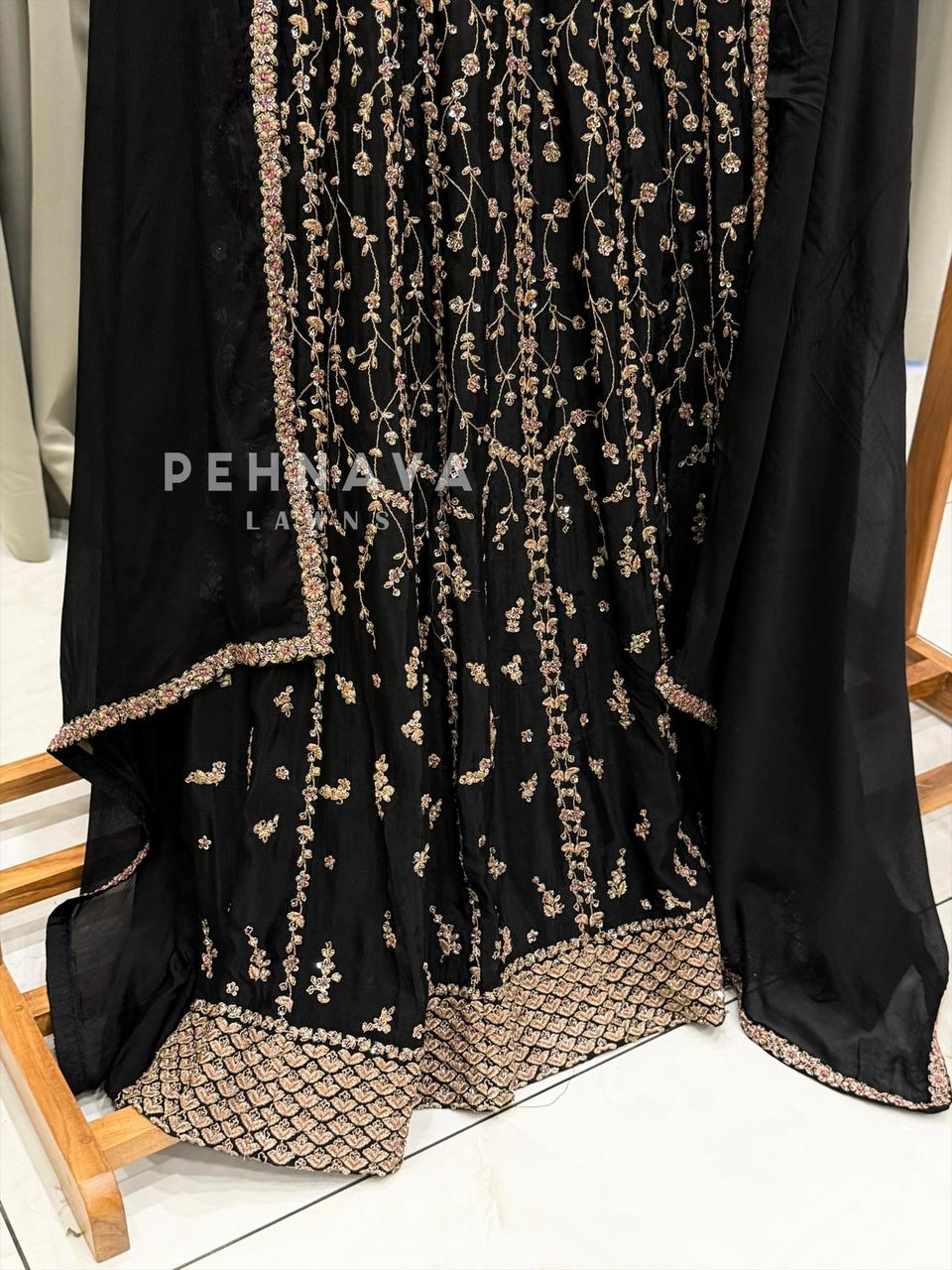 Heavy Embroidered Anarkali Attire