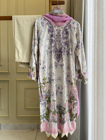 Trendy Pakistani Casual suit-4571