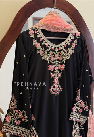 Floral Embroidered Farshi Salwar