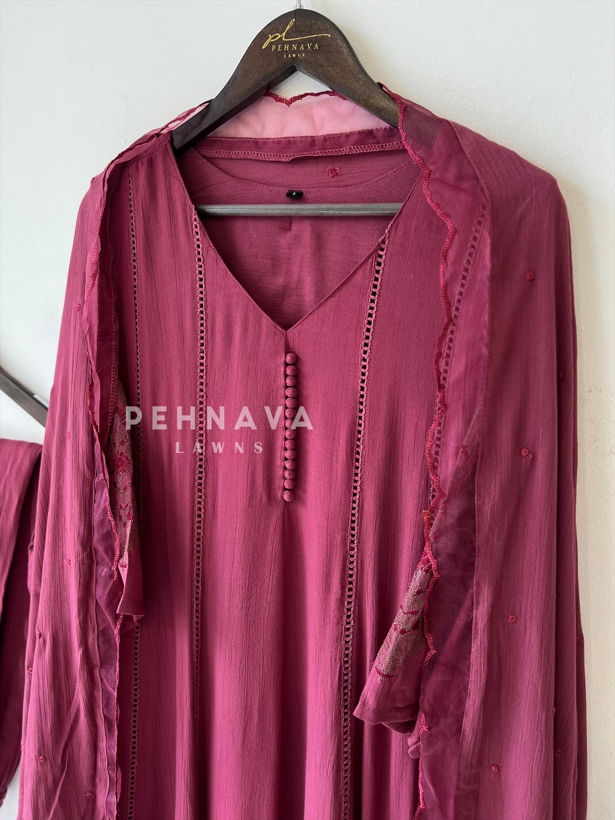 Crinkled Rayon Anarkali-6098
