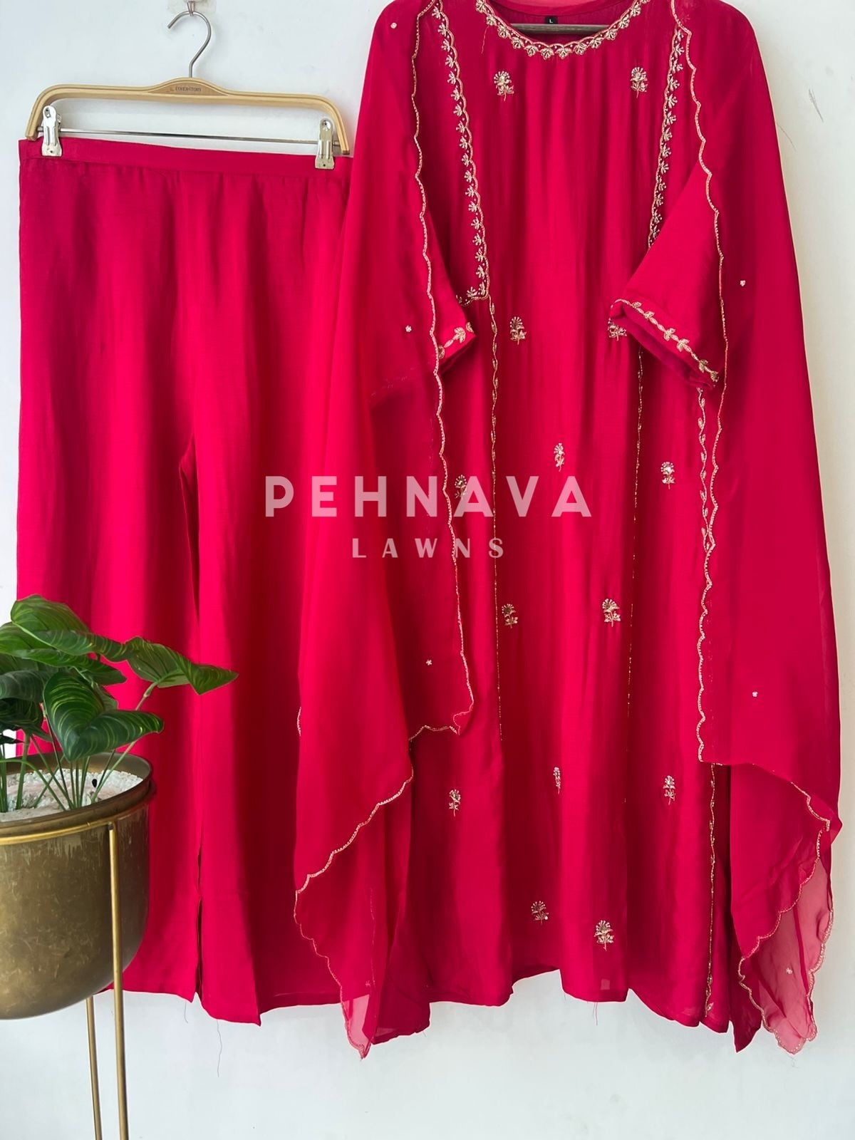 Premium Handworked Aline-Suit - Pehnava Lawns