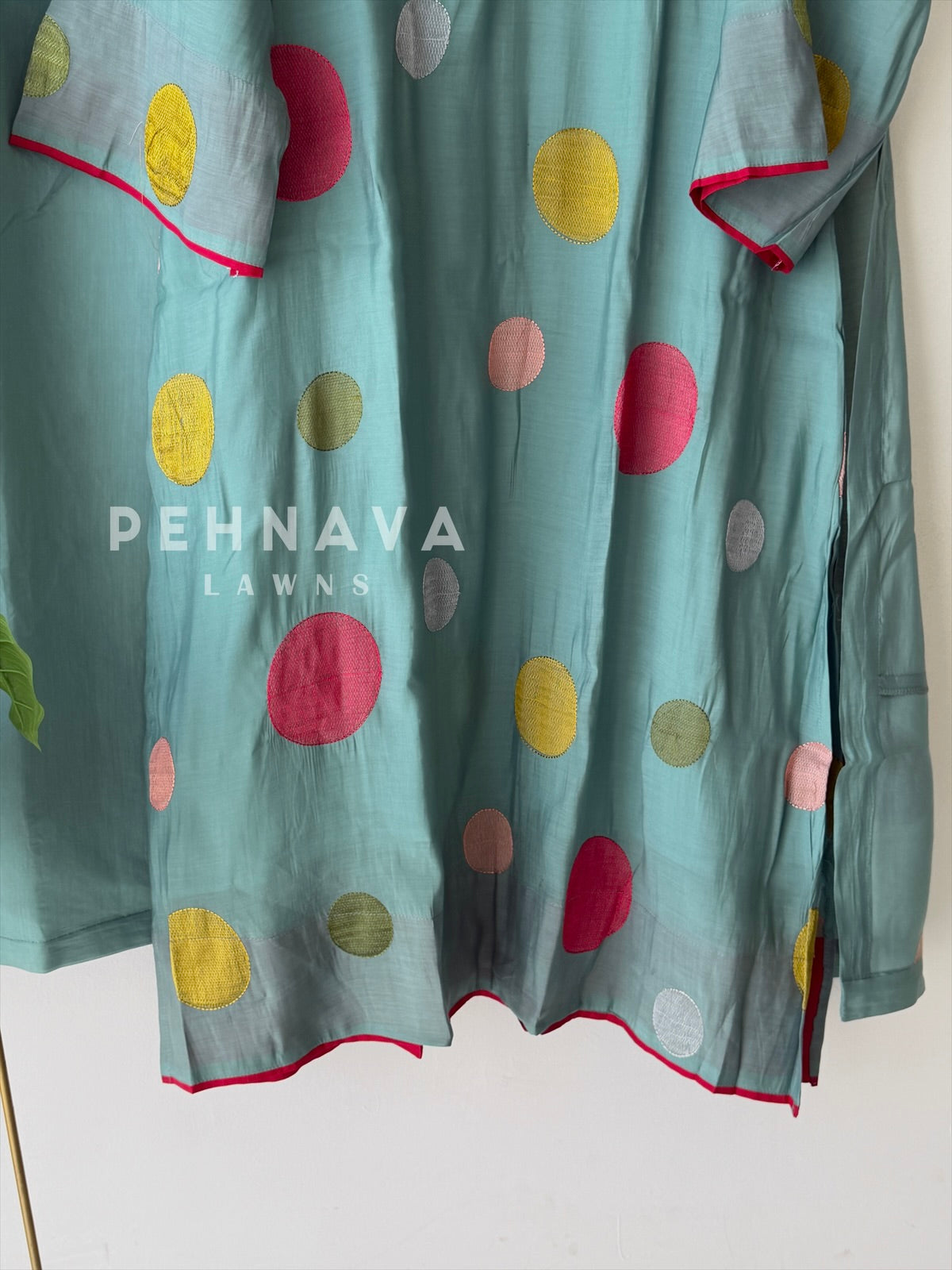 Polka Dot Appliqué Three Piece Set-SN6171