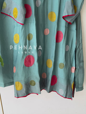 Polka Dot Appliqué Three Piece Set-SN6171