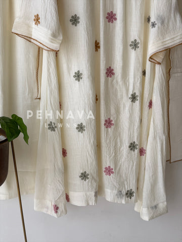 Floral Embroidered Imported Ensemble SN6113