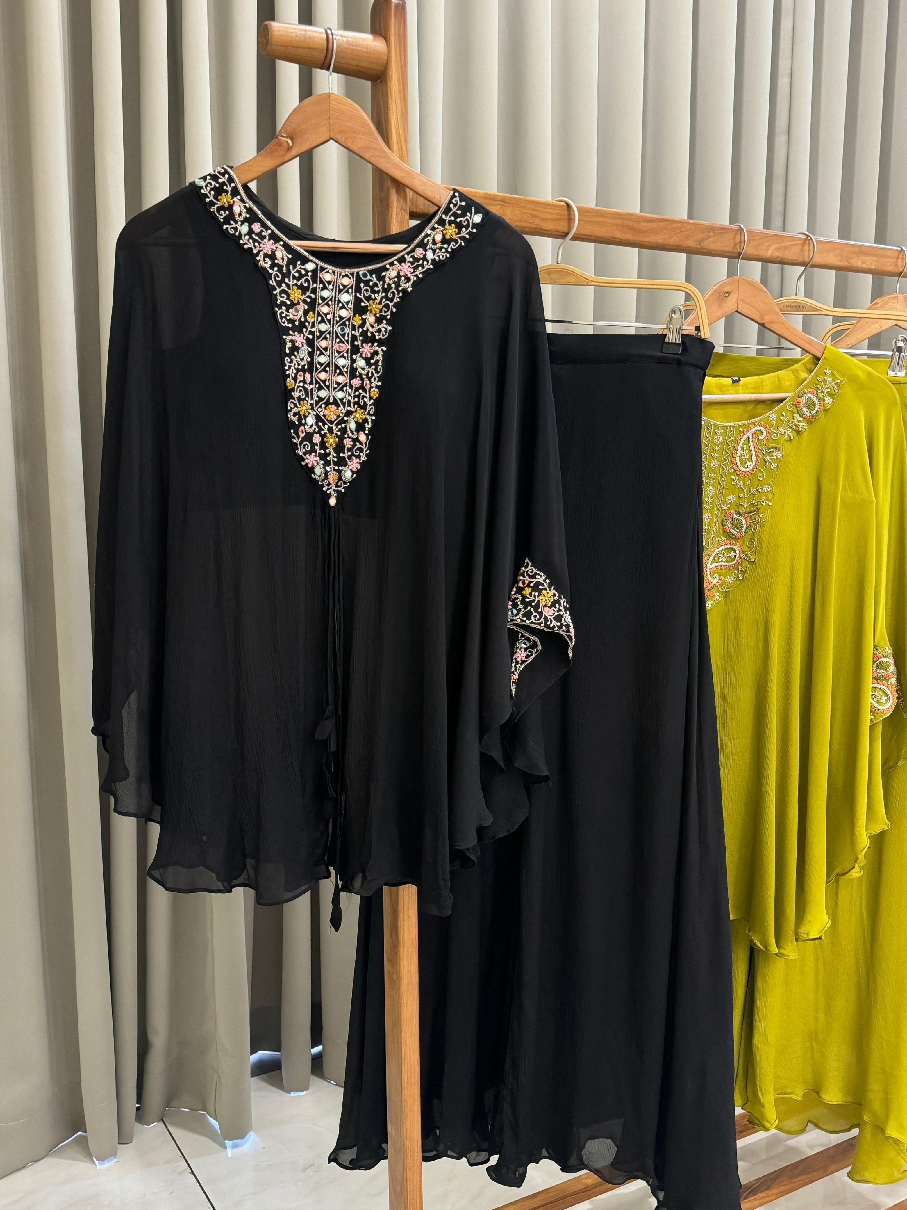 Indo-Western Chinnon Party wear Dress