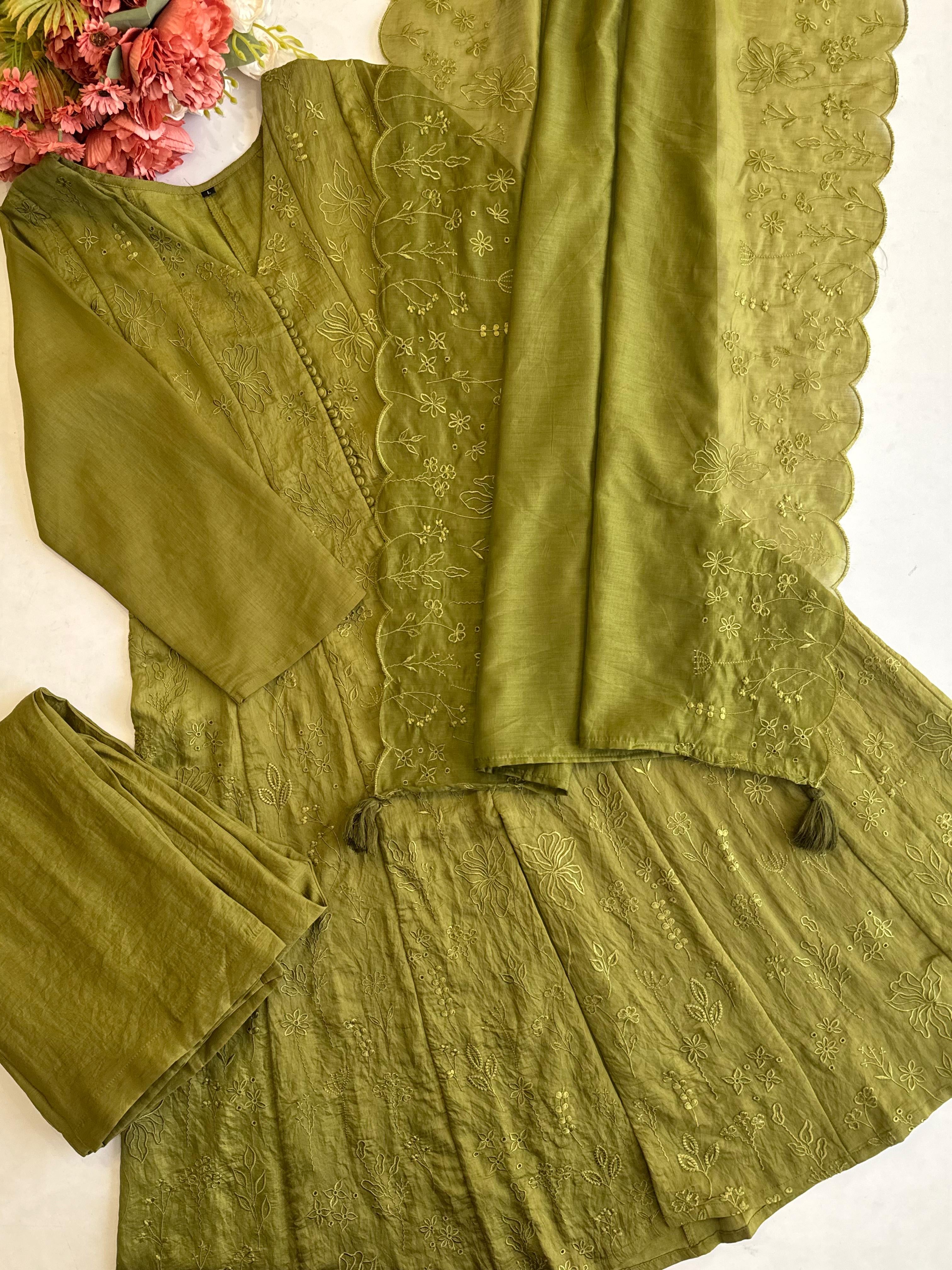 Premium Thread-work Anarkali Suit