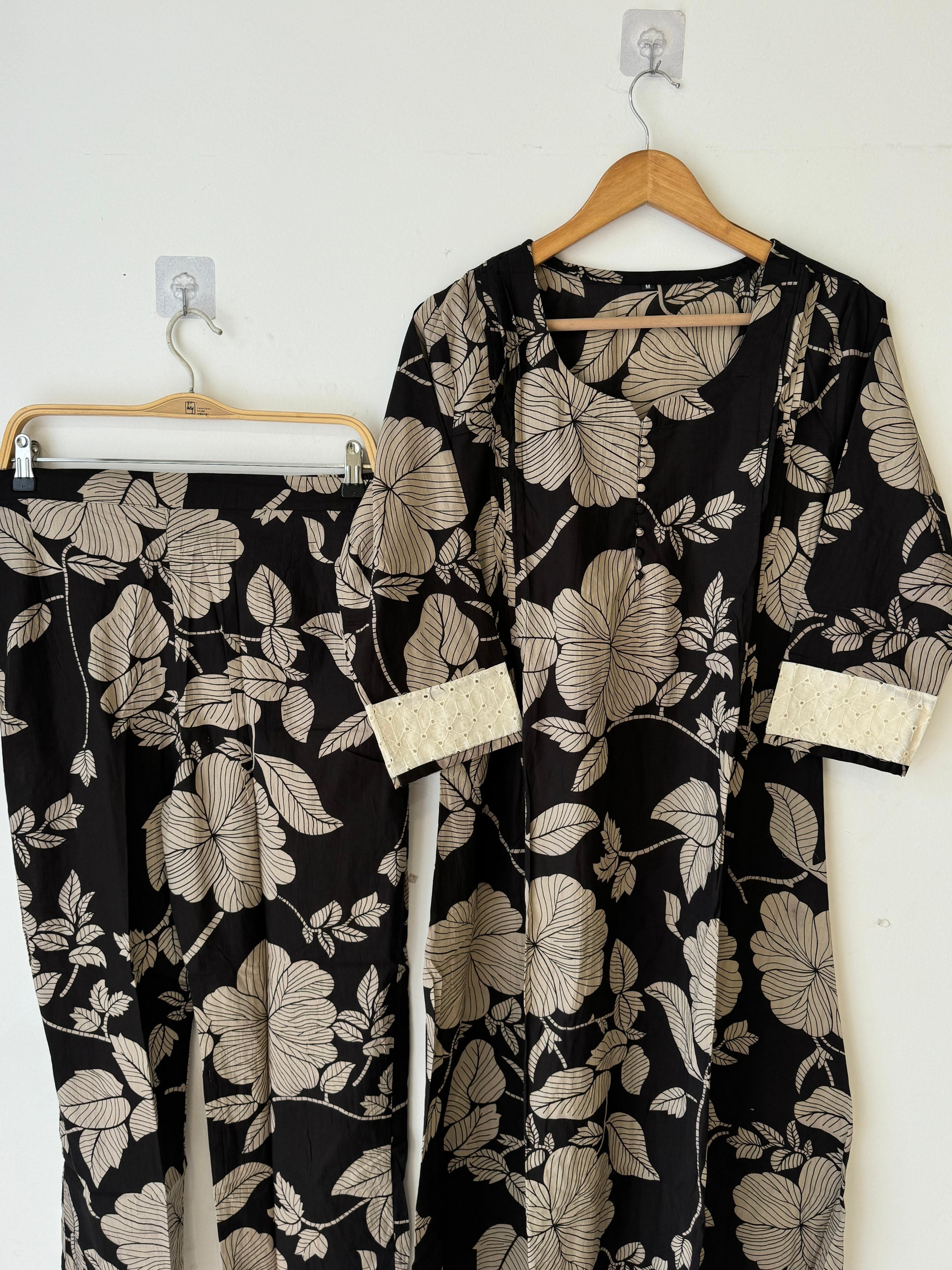 Pure cotton 2 peice co-od suit 9013