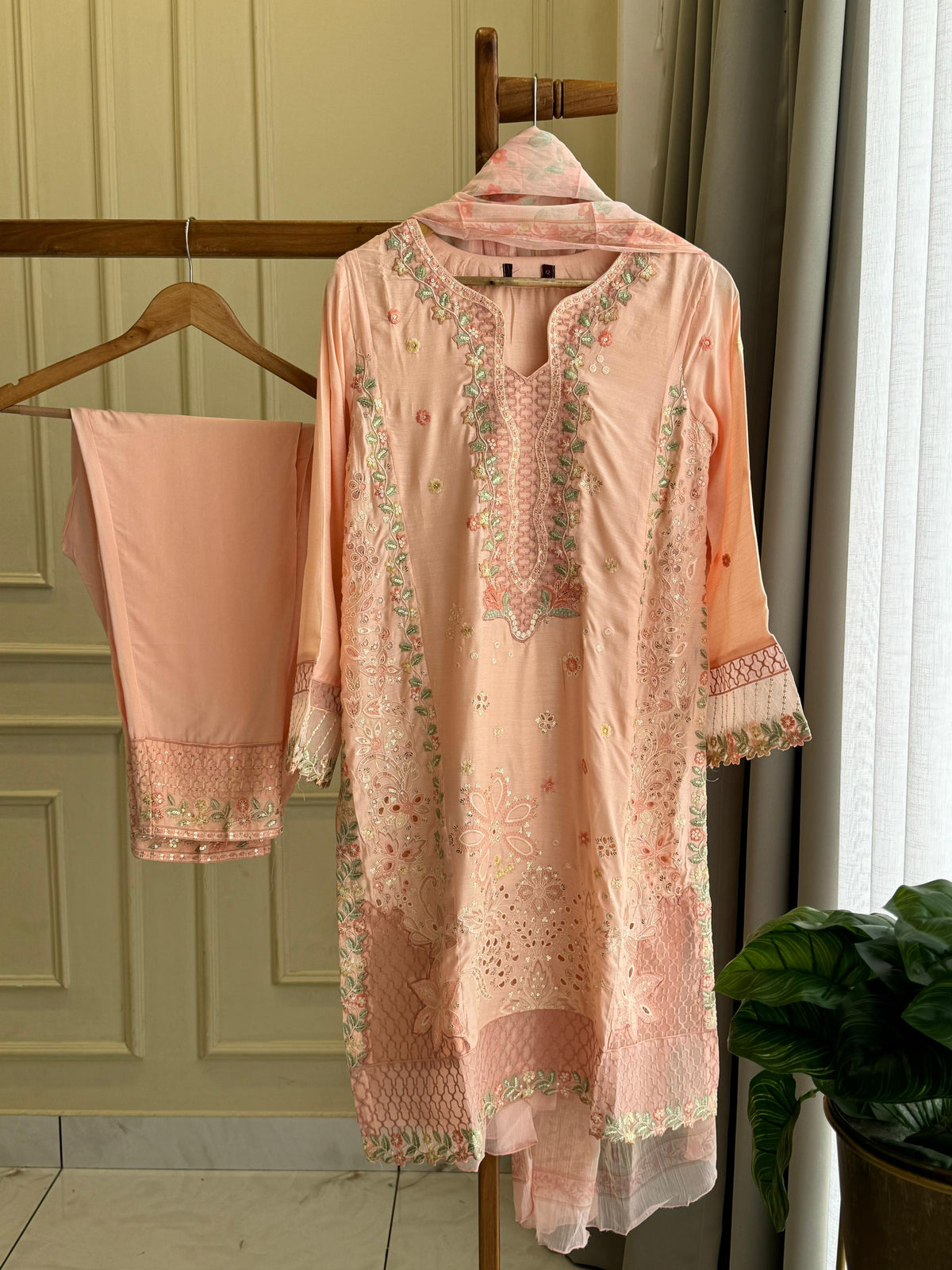 Premium Pure Lawn Embroidered Suit - 06