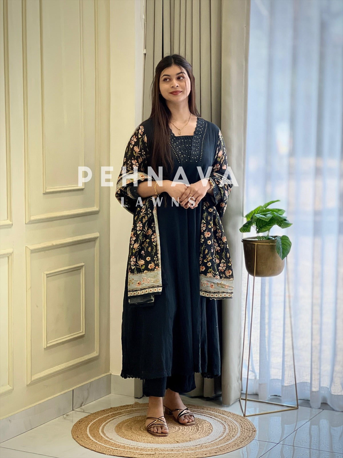 Grace Cota Check Suit Set