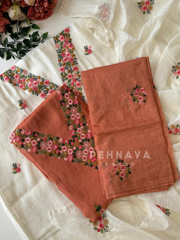 Embroidery Rich Dress Material 12708 - Pehnava Lawns