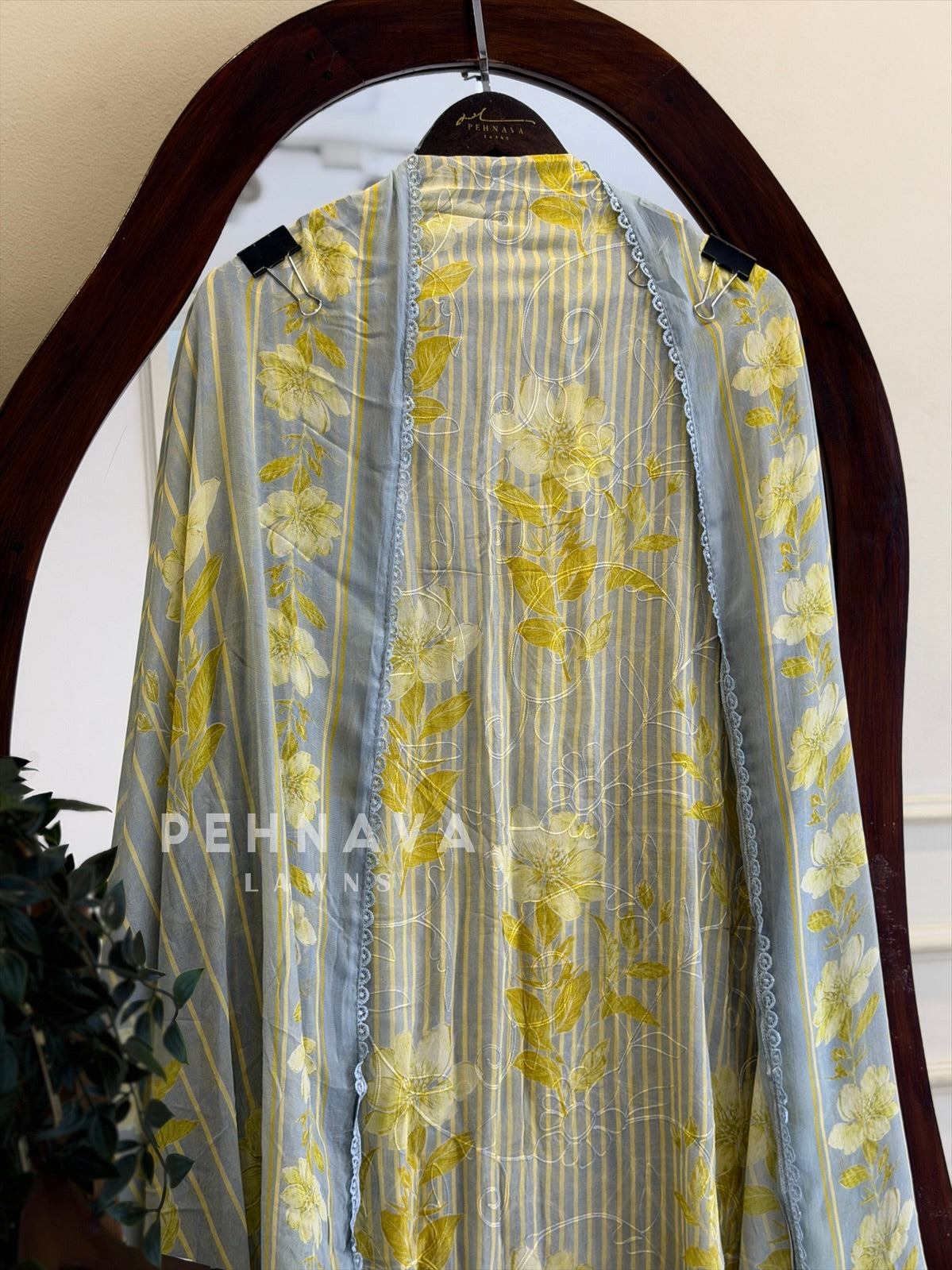 Floral Embroidered Unstitched Suit