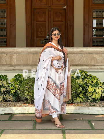 Georgette Chiffon 3 piece Suit - Pehnava Lawns