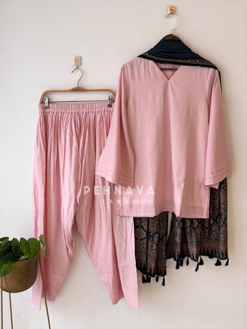 Farshi Shalwar Set with Printed Dupatta B269