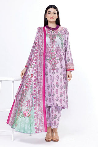 Khaadi Unstitched Printed Lawn suit-0115