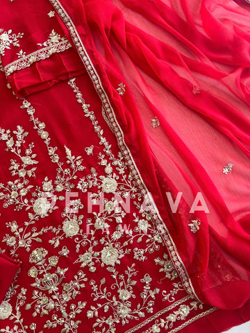 Premium Agha Noor’s Chiffon Suit-1623