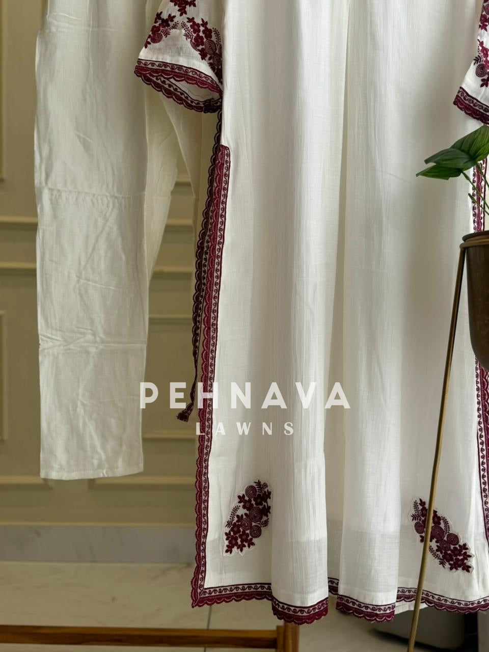 Premium Chanderi Three Piece Set