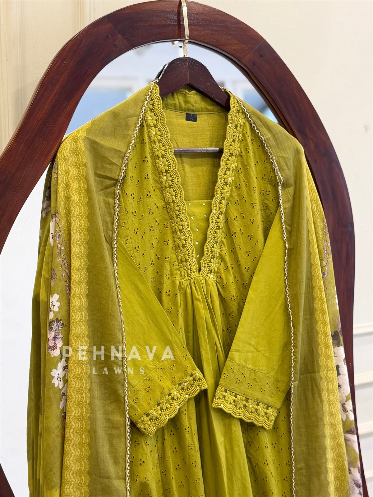 Front Panel Printed Suit Set