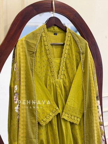 Front Panel Printed Suit Set