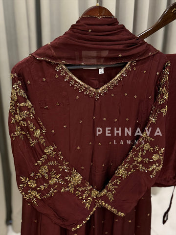 Hand-embellished 3-piece suit