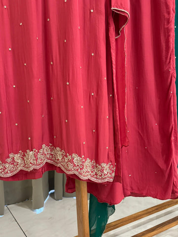 Handworked Premium Ready to wear suit with Neck detailings