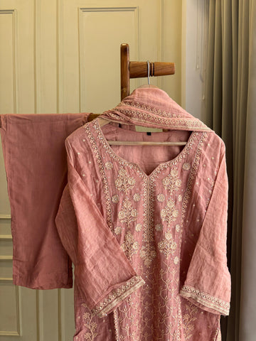 Stylish Embroidered Mulchandheri Suit - 4904