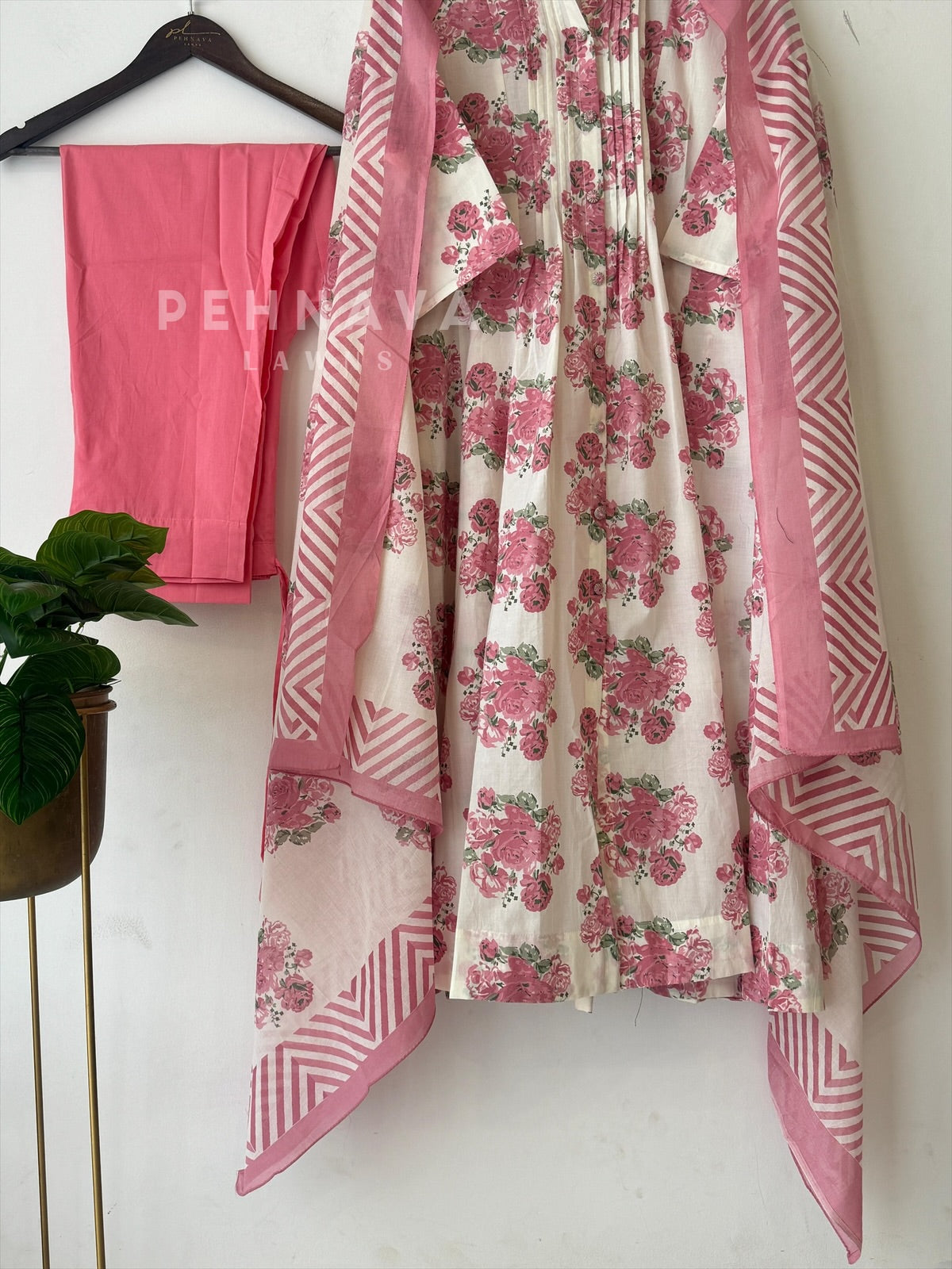 Floral Cotton Suit Set