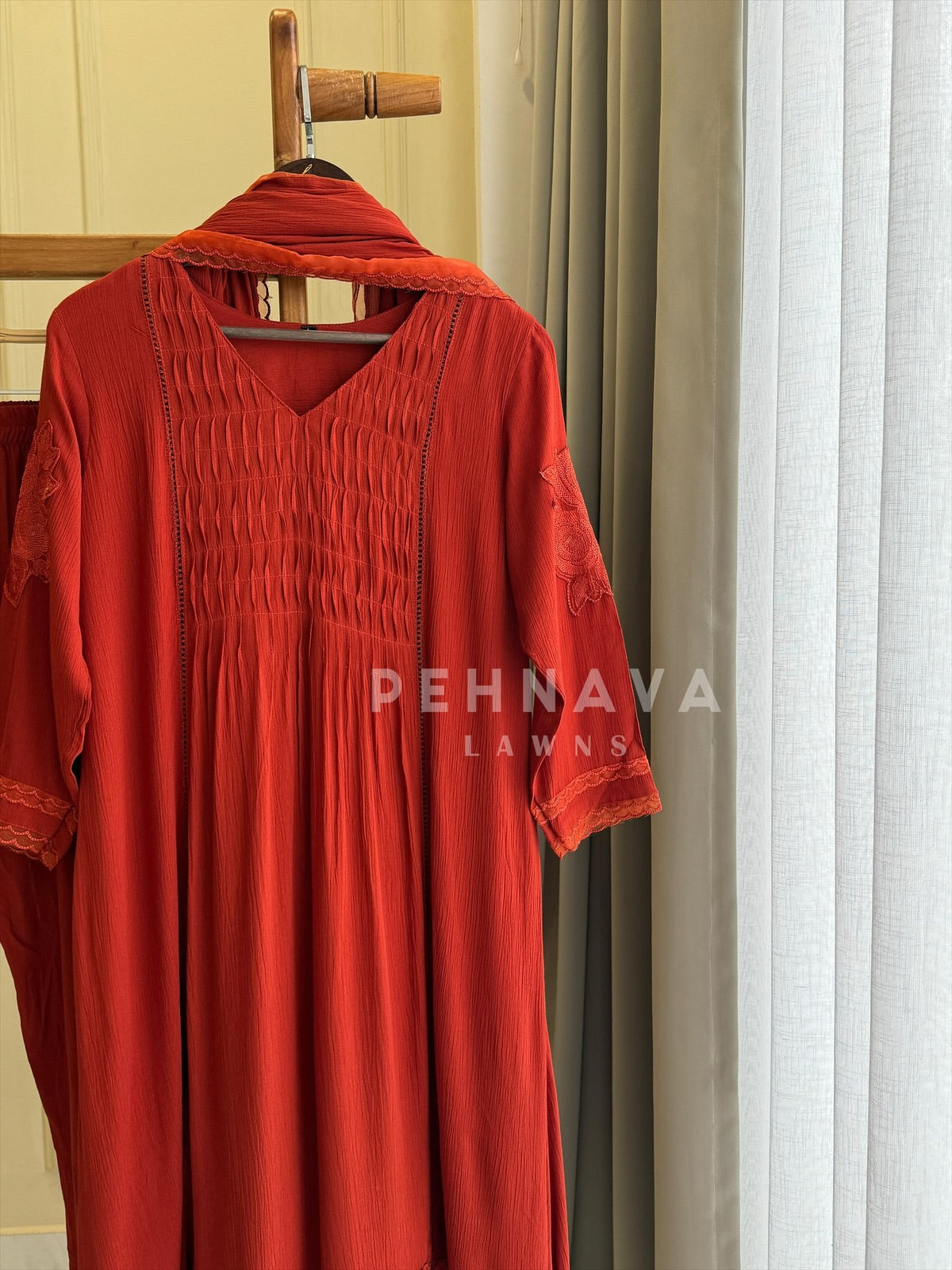 Rayon Ensemble Suit Set