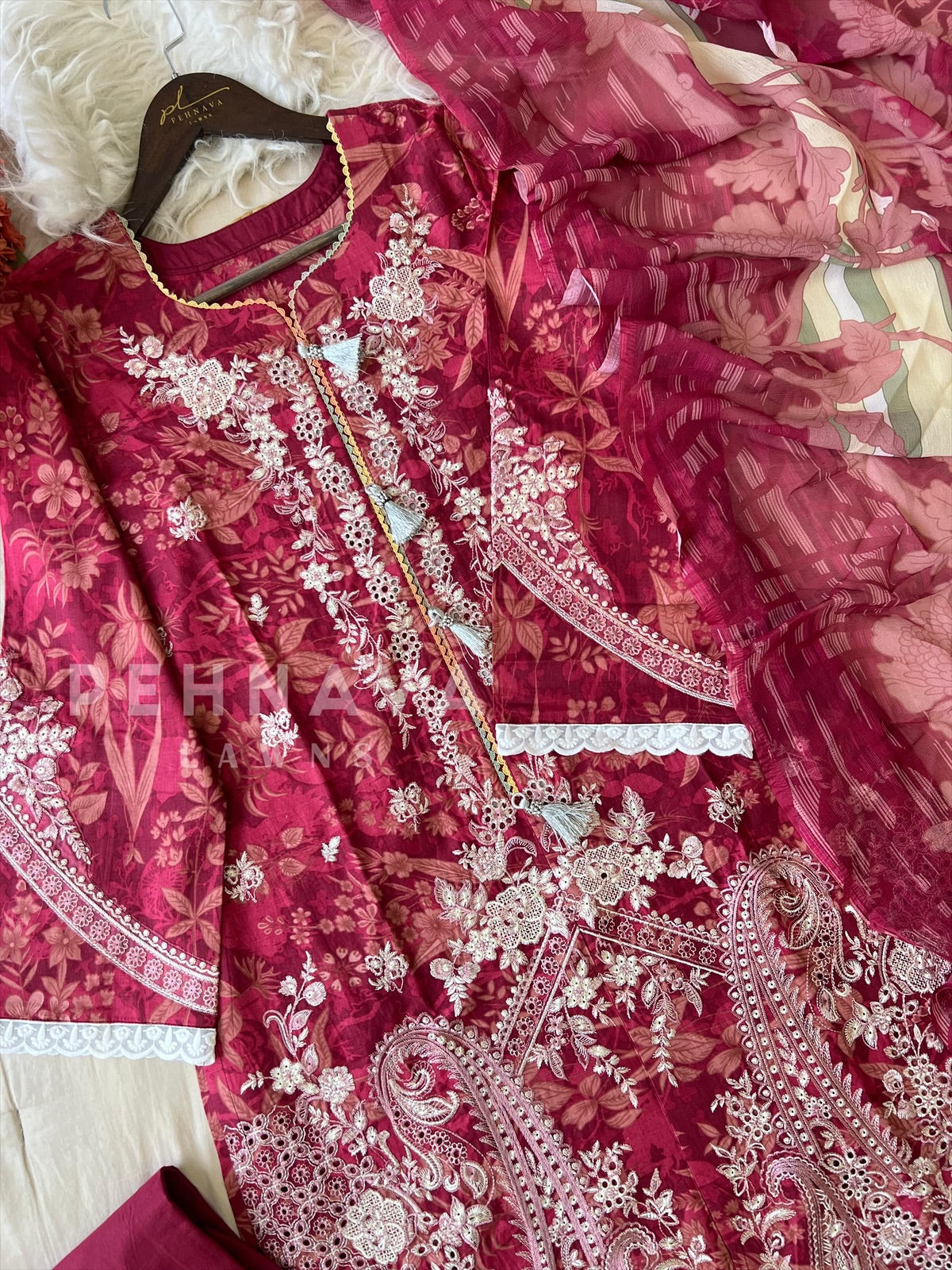 Printed  Cotton Set-1402