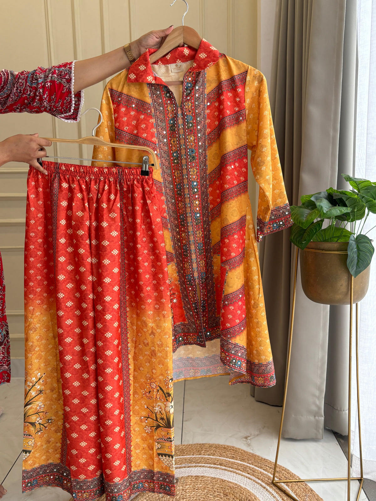 New Crepe Co-ord Set