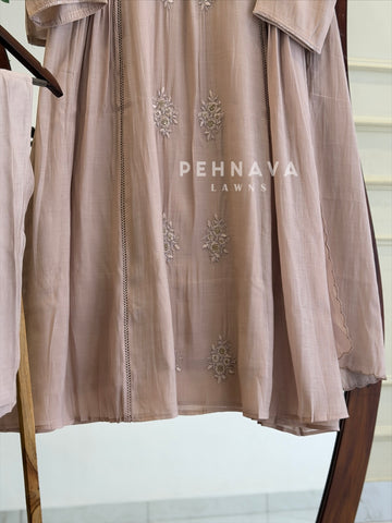 Handworked Pleated Ensemble