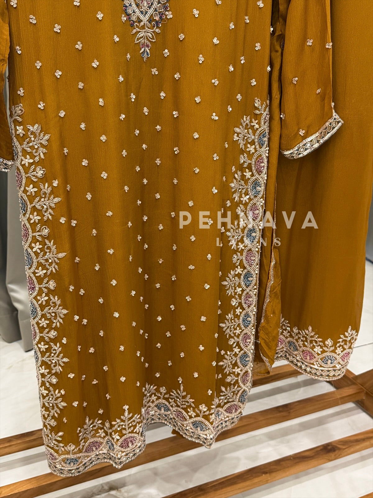 Premium Handworked Chinnon Suit-U4066
